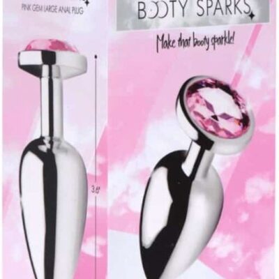 Booty Sparks – Pink Gem Anal Plug Large – Pink