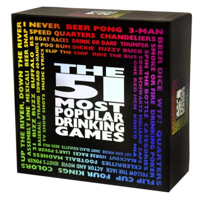 The 51 Most Popular Drinking Games Cards Dice Word Pong Adult Gag Gift Party Fun